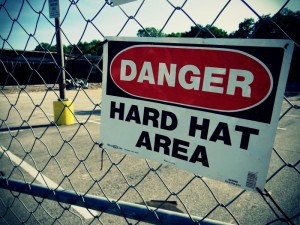 hard hat area